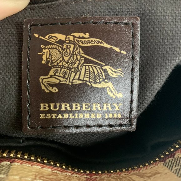 Burberry Classic Checked Leather Tote - Picture 2 of 7